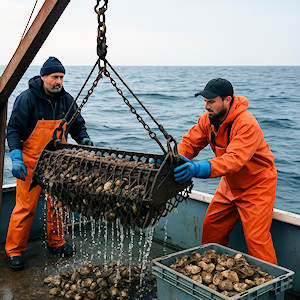 oyster harvesting